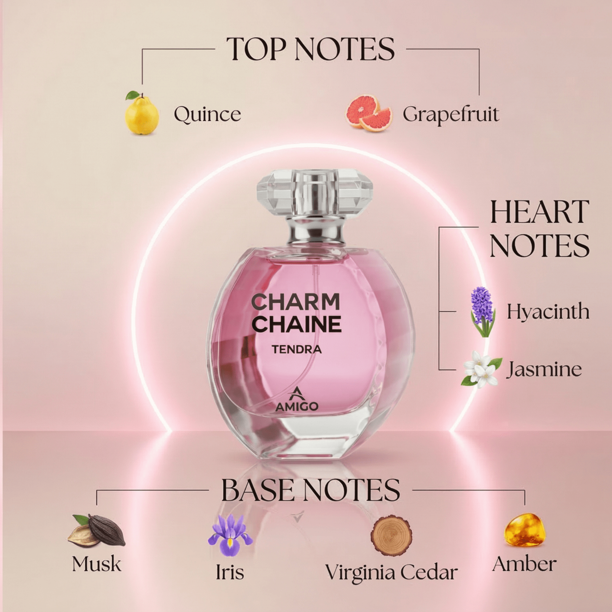 CHARM CHAINE TENDRA NOTES